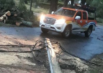 Fuerte temporal dejó a 30.000 usuarios sin energía eléctrica al norte del río Negro