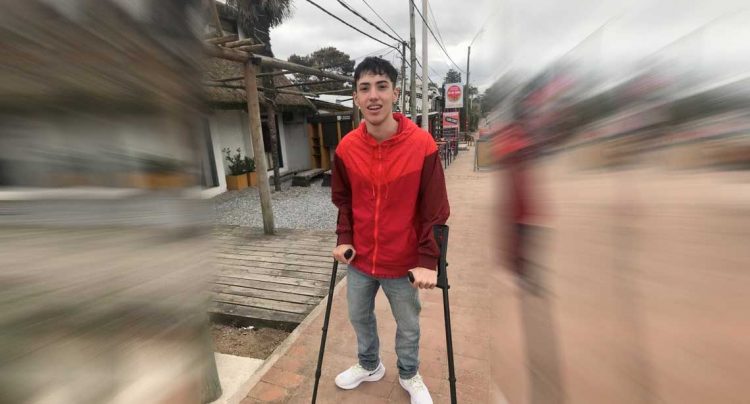 Lucas Caraballo: “Quiero estudiar, por eso reclamo al BPS”