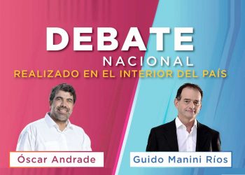 Debate histórico en el interior del país entre Guido Manini Ríos y Óscar Andrade