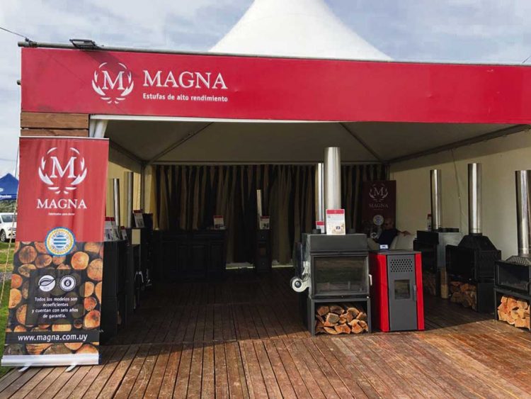 Las estufas de alto rendimiento también se fabrican en Uruguay