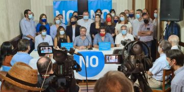 Comando Nacional Electoral de la coalición recorrió los 19 departamentos