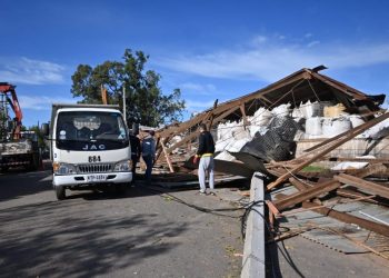 Casi 100 efectivos militares prestaron servicio durante las dramáticas horas del temporal de Mercedes