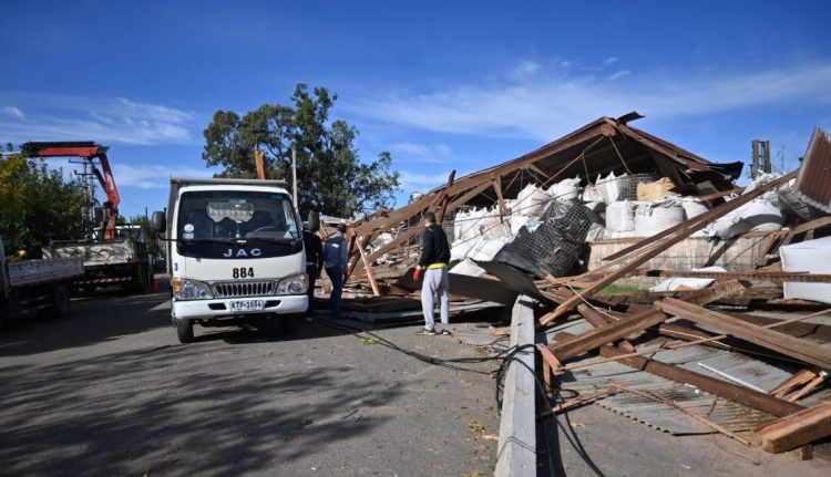 Casi 100 efectivos militares prestaron servicio durante las dramáticas horas del temporal de Mercedes