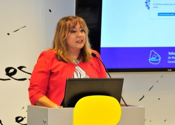 Ministra Moreira anunció nuevos planes de viviendas en madera y destacó sus ventajas