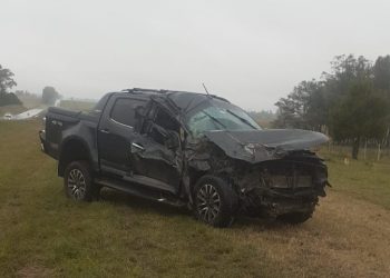 Joven de 30 años perdió la vida luego de volcar la camioneta en la cual viajaba por ruta 5