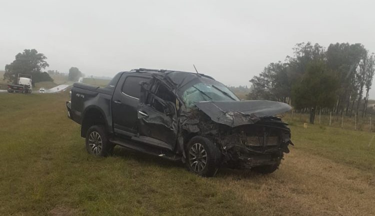 Joven de 30 años perdió la vida luego de volcar la camioneta en la cual viajaba por ruta 5