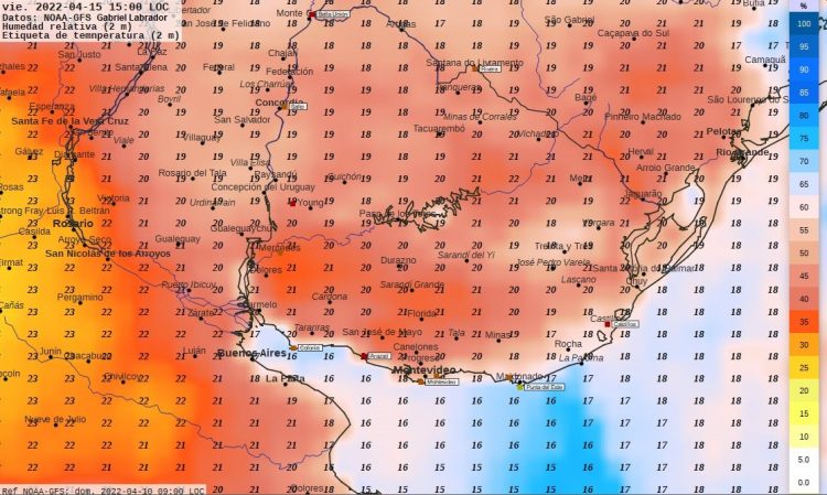 Pronostico del tiempo para Semana Santa, Criolla y de Turismo en Uruguay