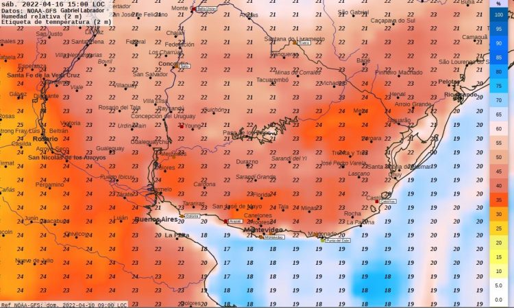 Pronostico del tiempo para Semana Santa, Criolla y de Turismo en Uruguay