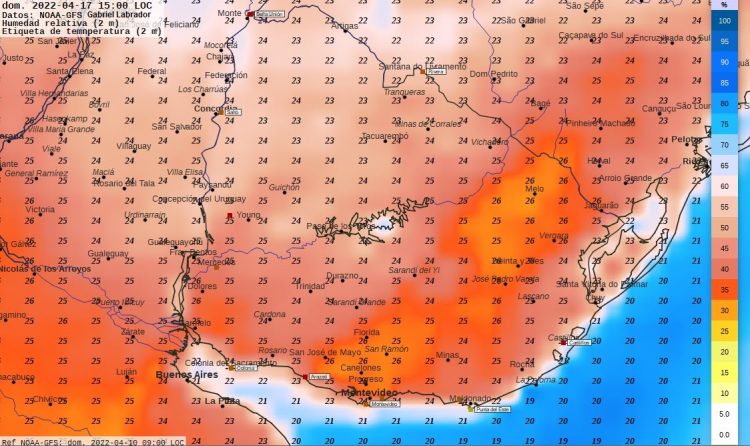 Pronostico del tiempo para Semana Santa, Criolla y de Turismo en Uruguay
