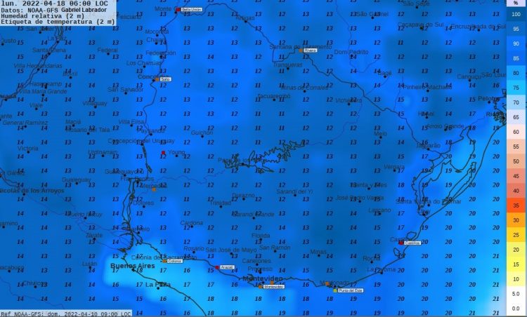 Pronostico del tiempo para Semana Santa, Criolla y de Turismo en Uruguay