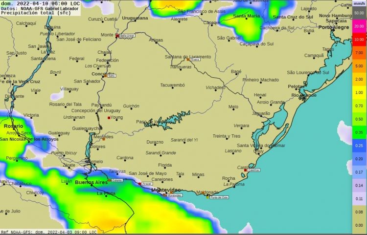 Semana inestable, principalmente al Norte del Río Negro