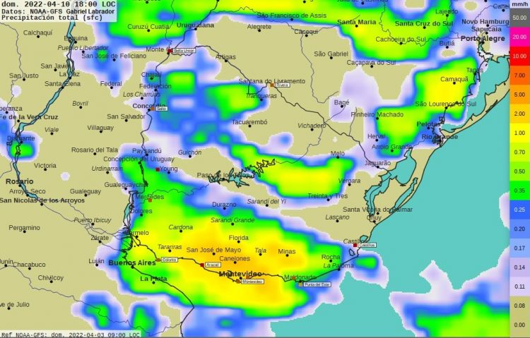 Semana inestable, principalmente al Norte del Río Negro