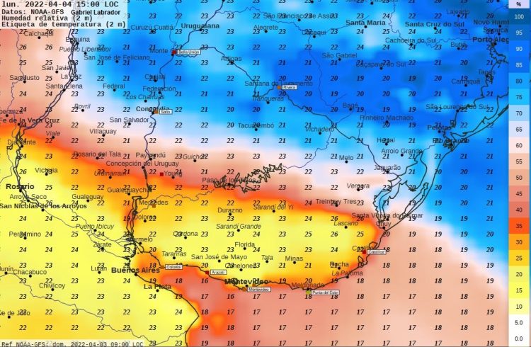 Semana inestable, principalmente al Norte del Río Negro
