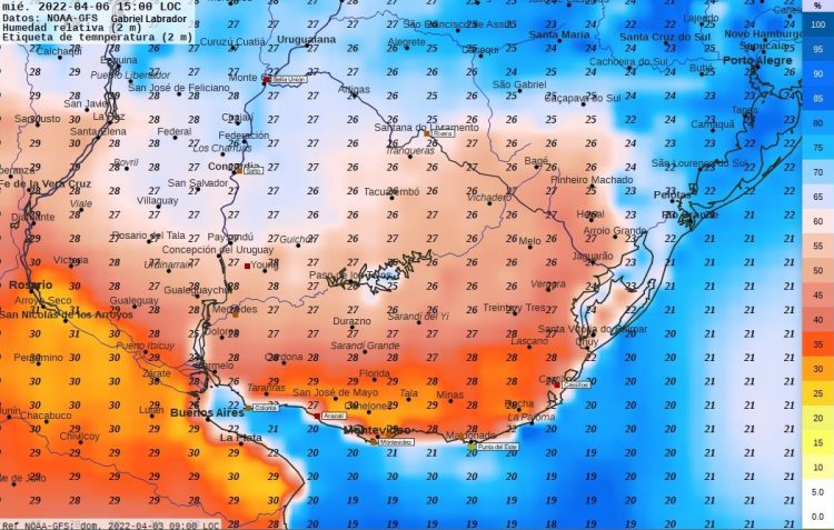 Semana inestable, principalmente al Norte del Río Negro