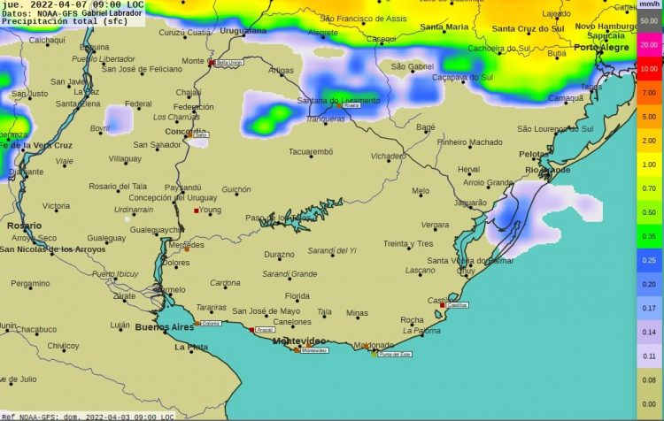 Semana inestable, principalmente al Norte del Río Negro
