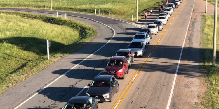 Operación retorno: 2.500 vehículos fue el pico máximo este domingo entre las 18 y 19 hs por Interbalnearia