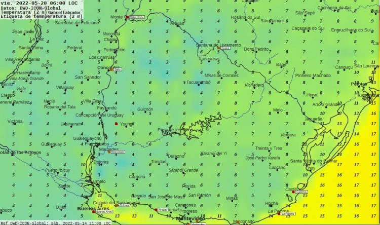 Semana con pasaje de vientos fuertes, algunas lluvias y descenso de temperaturas