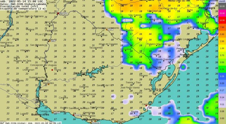 La semana comienza inestable en el Norte y Noreste