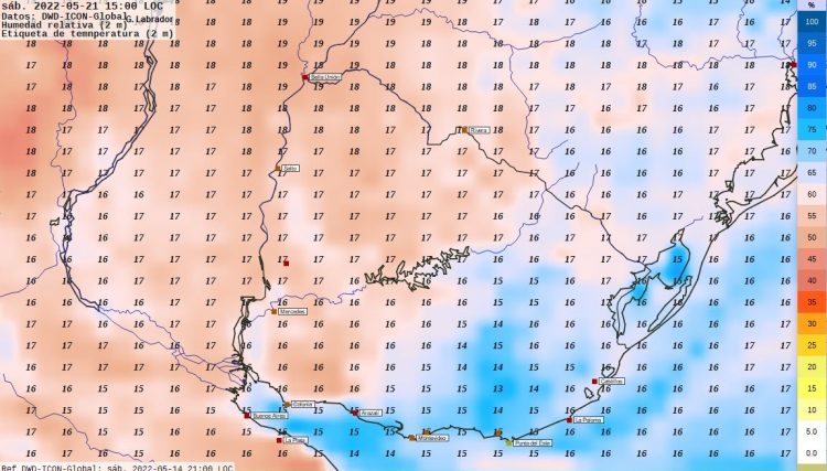 Semana con pasaje de vientos fuertes, algunas lluvias y descenso de temperaturas