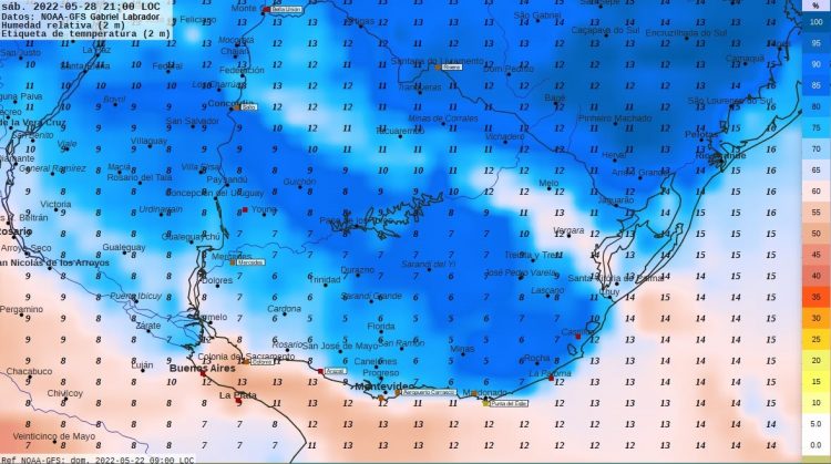 Semana con eventos de tormentas, lluvias y Sudestada