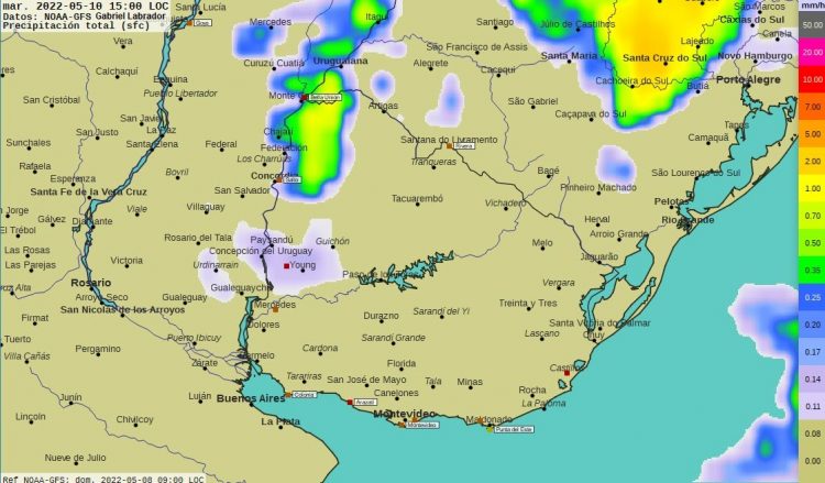 La semana comienza inestable en el Norte y Noreste