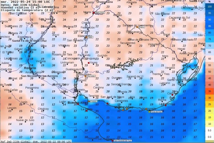 Semana con eventos de tormentas, lluvias y Sudestada