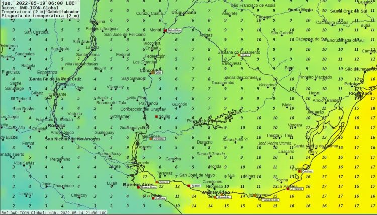 Semana con pasaje de vientos fuertes, algunas lluvias y descenso de temperaturas