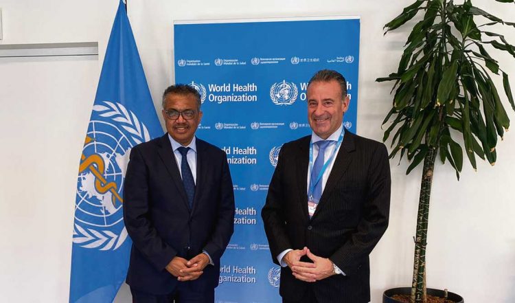 Asamblea de la OMS: Salinas llamó a intercambiar las lecciones aprendidas por la pandemia