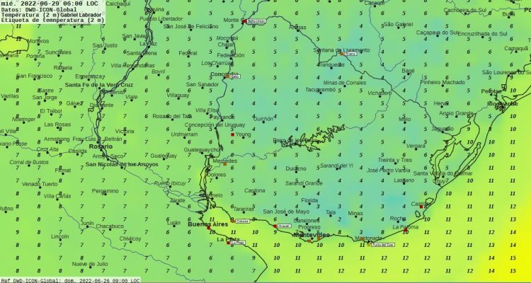 El invierno continúa frío, húmedo y con algunas lluvias