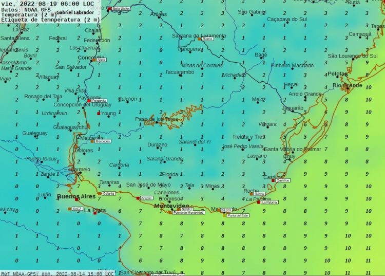 Tras pasaje de nubosidad con tormentas y precipitaciones, vuelve el frío polar
