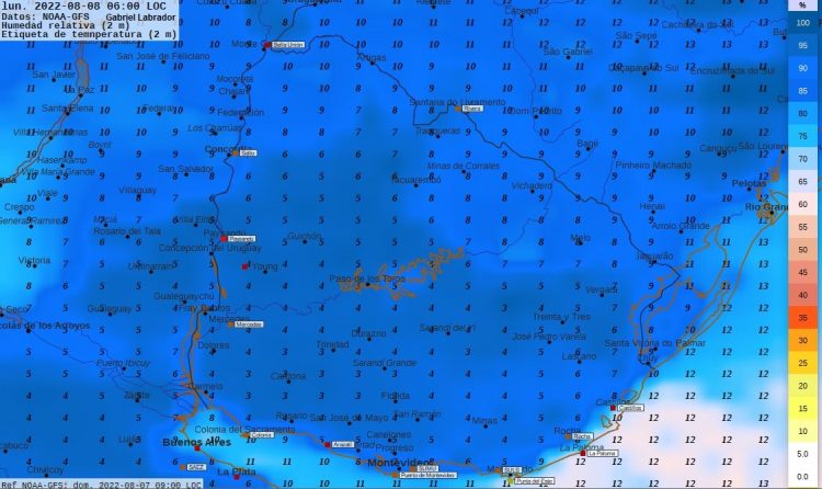 El frío continúa hasta el jueves con pasajes de nubosidad