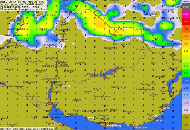 El frío continúa hasta el jueves con pasajes de nubosidad