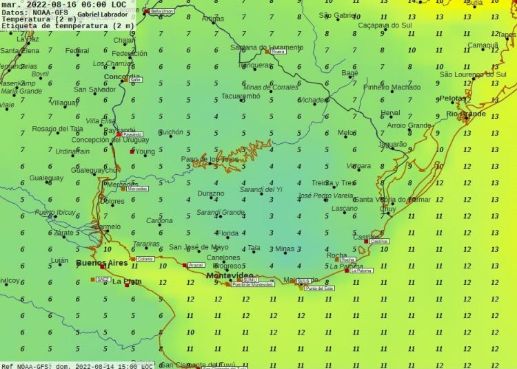 Tras pasaje de nubosidad con tormentas y precipitaciones, vuelve el frío polar