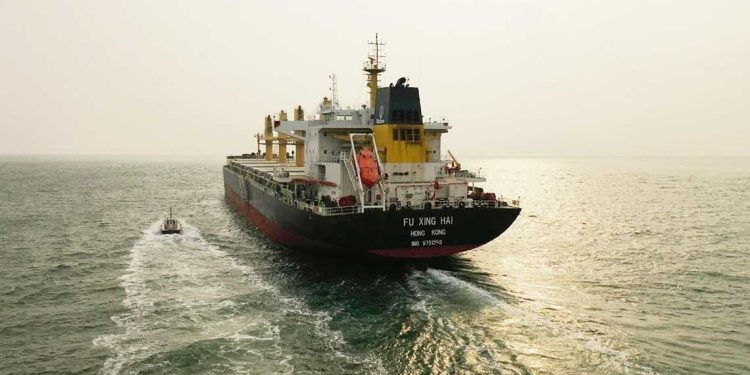 El canal de acceso al puerto, el Canal Magdalena y el Canal de Punta Indio