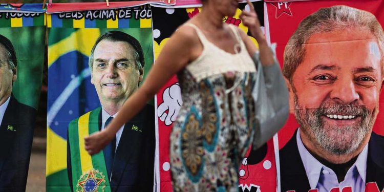 Habrá balotaje en Brasil entre Bolsonaro y Lula