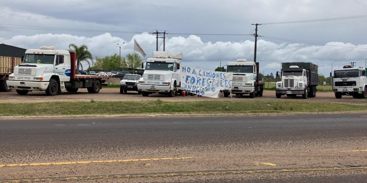 Transporte de carga internacional amenaza con paro por presencia de camioneros argentinos