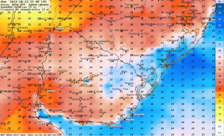 La primavera continua fresca y ventosa