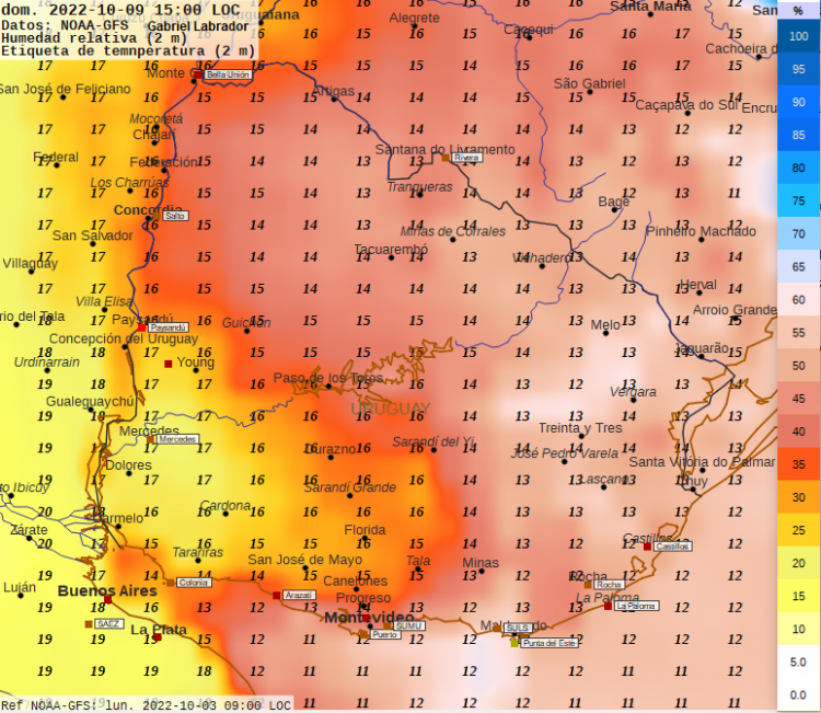 Probabilidad de tormentas y lluvias el jueves. Heladas el domingo