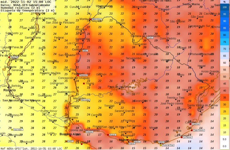 Las temperaturas se normalizan a partir de la tarde del jueves