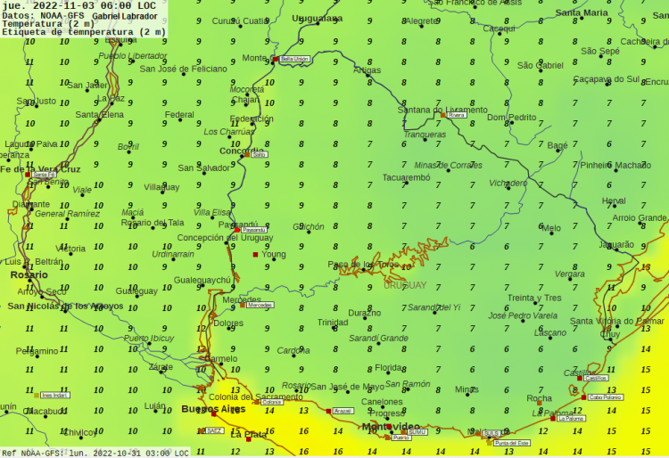Las temperaturas se normalizan a partir de la tarde del jueves