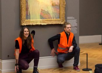 Nuevo vandalismo contra el calentamiento climático