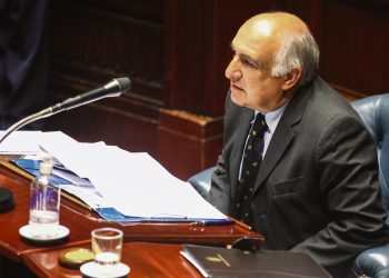 La prioridad de Cabildo Abierto es recoger firmas para un plebiscito sobre las tasas de interés, dijo Domenech