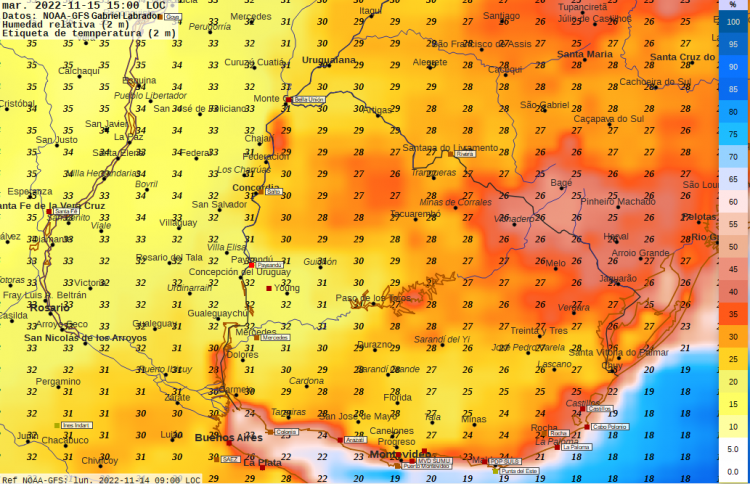 Ingresa aire más seco y nuevamente aumentan las temperaturas