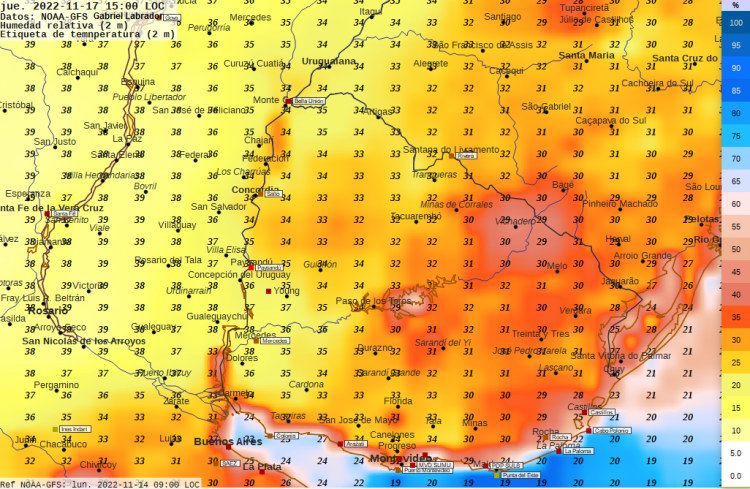 Ingresa aire más seco y nuevamente aumentan las temperaturas