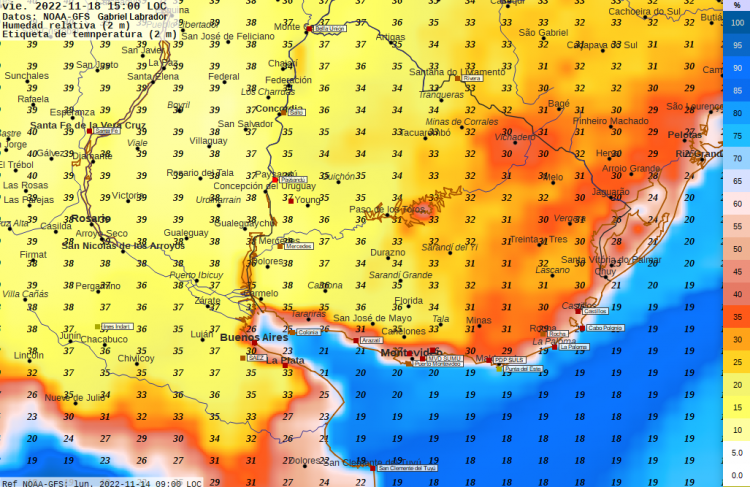 Ingresa aire más seco y nuevamente aumentan las temperaturas