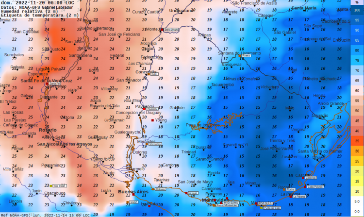 Ingresa aire más seco y nuevamente aumentan las temperaturas