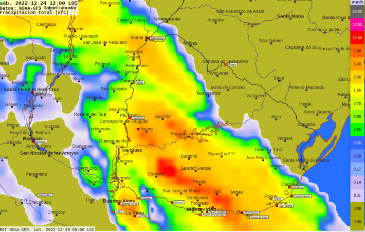 Continúa el verano con calor y lluvias desde vísperas de Navidad