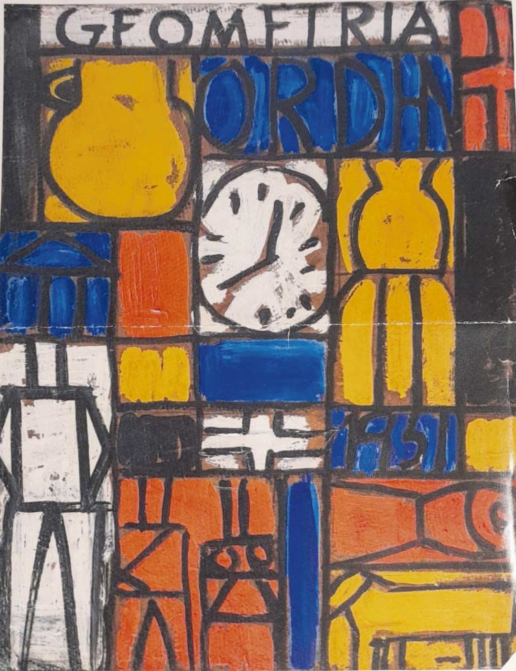 El maestro y los compañeros de Gurvich en el Taller Torres García