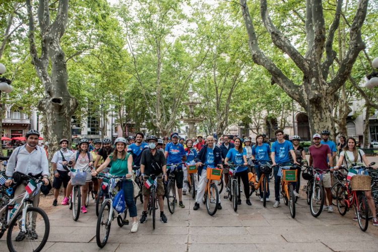 Un sábado con Italia protagonista: festival gastronómico y bicicleteada por Montevideo