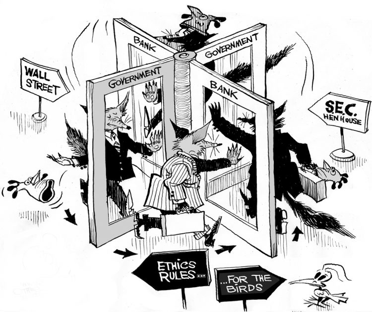 Las puertas giratorias entre reguladores y regulados es uno de los factores detrás de la caída del Sillicon Valley Bank